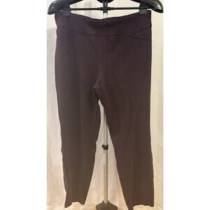 Charter Club Pant Shop Petite Classic Fit Burgundy Trousers size 14P